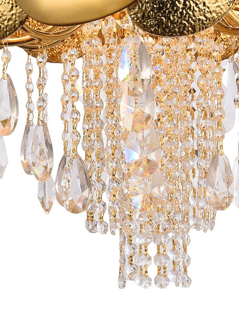 Подвесная люстра Natali Kovaltseva Valencia 91009/8C Gold Фото № 4