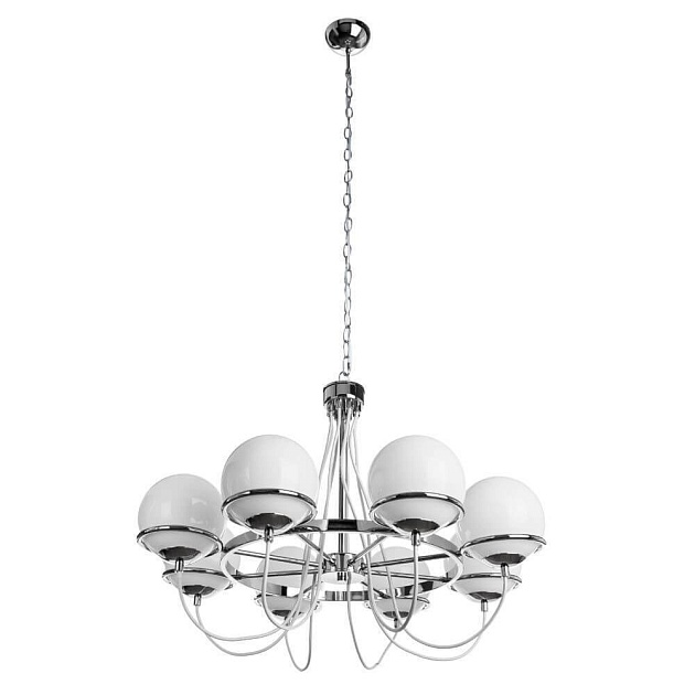 Подвесная люстра Arte Lamp Bergamo A2990LM-8CC изображение Подвесная люстра Arte Lamp Bergamo A2990LM-8CC Фото №