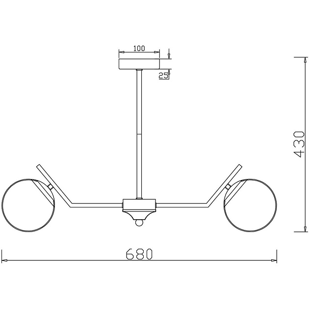 Потолочная люстра Freya Moonrock FR5173PL-06BS Фото № 2