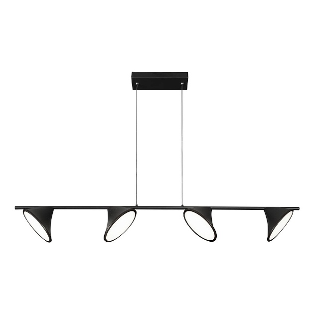 Подвесная светодиодная люстра iLedex Syzygy X090140 BK Фото № 3