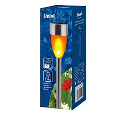 Светильник на солнечных батареях Uniel Special USL-S-187/MM360 Metal Torch UL-00007926 1