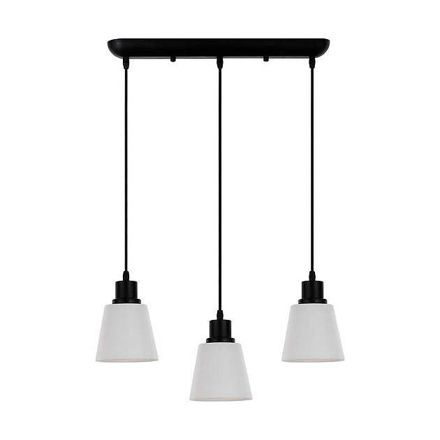 Подвесной светильник ЭкономСвет 18091/3P BK WT Фото № 