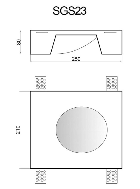 Встраиваемый светильник Artpole SGS23 изображение 2 Встраиваемый светильник Artpole SGS23 Фото № 2