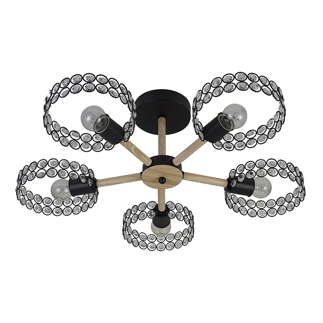 Потолочная люстра Escada Banjo 679/5P Black Фото № 