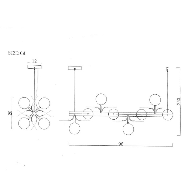Подвесная люстра Imperium Loft Matisse 191884-26 изображение 2 Подвесная люстра Imperium Loft Matisse 191884-26 Фото № 2