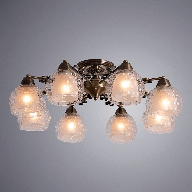 Потолочная люстра Arte Lamp Malina A7695PL-8AB Фото № 4
