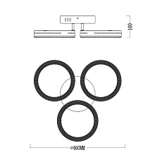 Потолочная люстра Escada FIANIT 10282/3LED 5