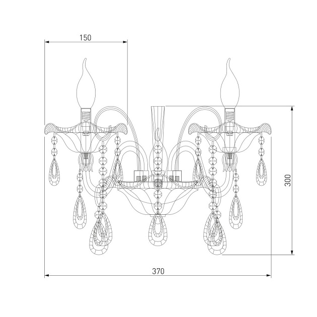 Бра Bogates 124/2 Strotskis Фото № 2