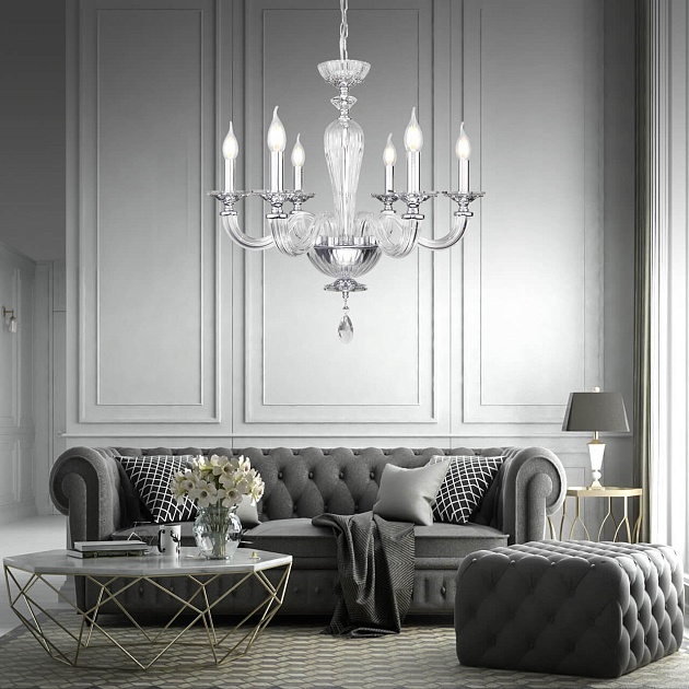 Подвесная люстра Bogates Olenna 338/6 Strotskis Smart Фото № 4