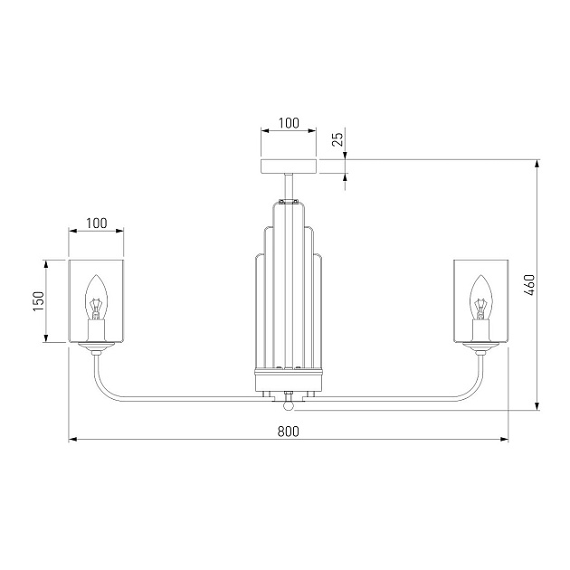 Потолочная люстра Eurosvet Defi 60138/8 сатин-никель изображение 4 Потолочная люстра Eurosvet Defi 60138/8 сатин-никель Фото № 4