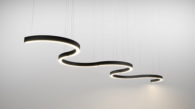 Подвесной светодиодный светильник Siled Nimbus-Half 7370837 Фото № 4