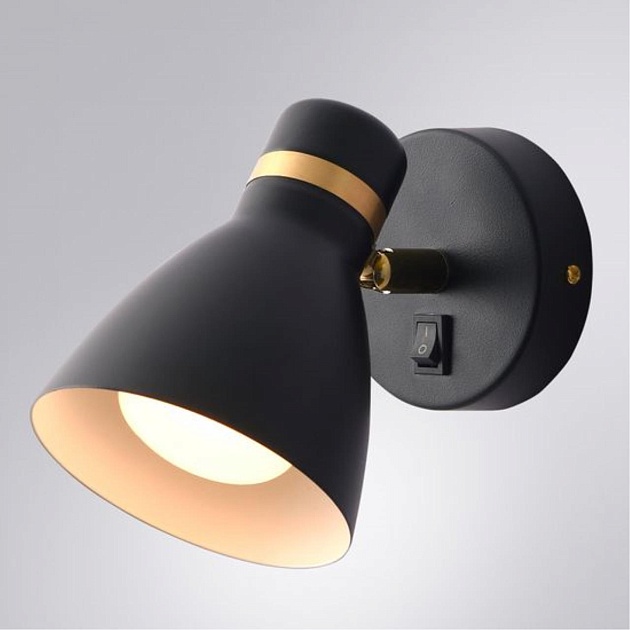 Спот Arte Lamp Fafnir A5047AP-1BK Фото № 3