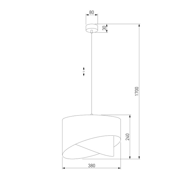 Подвесной светильник TK Lighting 4820 Grant White Фото № 2