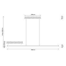 Подвесной светодиодный светильник Lucia Tucci Modena 167.1 LED 1