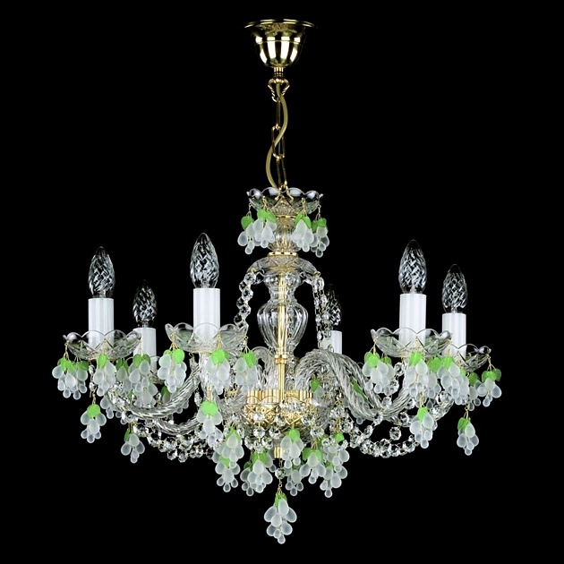 Подвесная люстра Artglass Gizela VI. VIno White St изображение Подвесная люстра Artglass Gizela VI. VIno White St Фото №