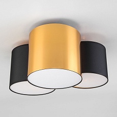 Потолочный светильник TK Lighting 3445 Mona Black/Gold 5