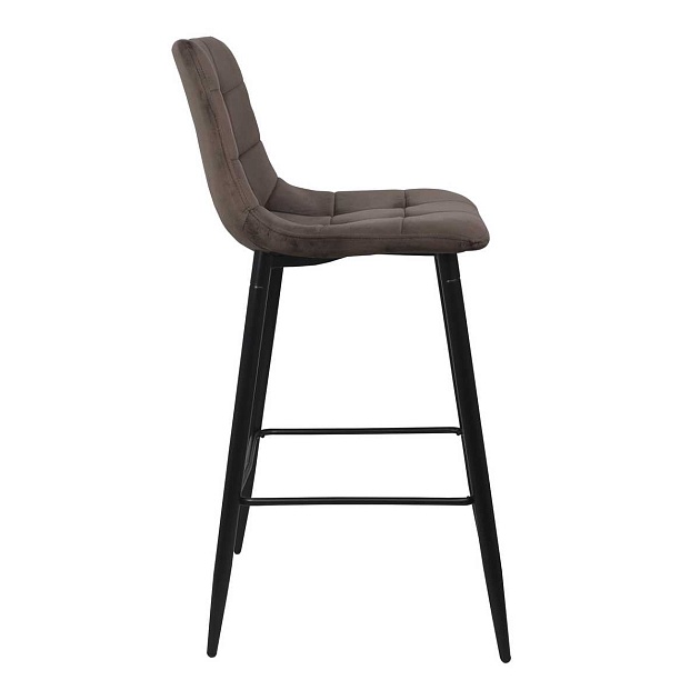 Барный стул AksHome Stella коричневый, велюр 75809 Фото № 5