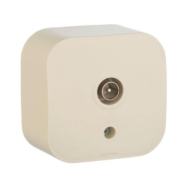 ТВ-розетка Звезда Legrand Quteo слоновая кость 782245 Фото № 