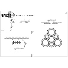 Потолочная люстра Seven Fires Vinola 75393.01.03.06 3