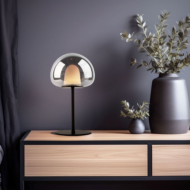 Настольная лампа Eurosvet Twice 90326/1 черный Фото № 4