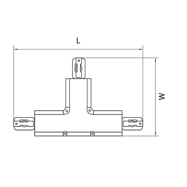 Коннектор T-образный Lightstar Barra 504139 Фото № 2