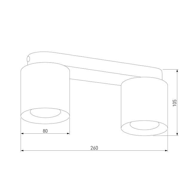 Потолочная люстра TK Lighting 3407 Vico White Фото № 2