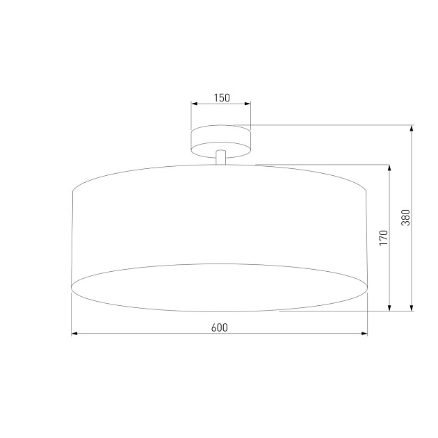 Потолочный светильник TK Lighting 4245 Rondo Black Фото № 2