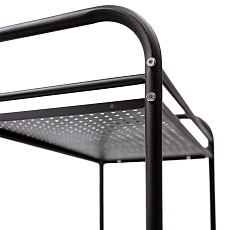 Полка AksHome тележка Rada на колесах, черный, сталь с порошковым покрытием 82274 3