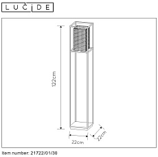 Торшер Lucide Sansa 21722/01/30 4