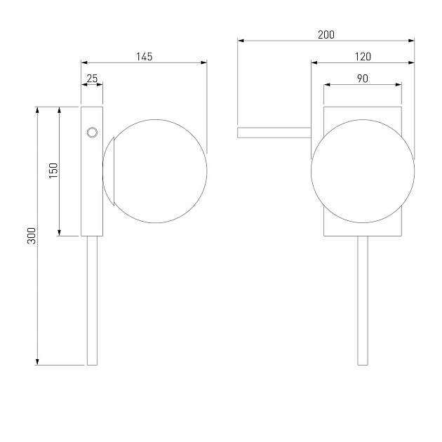 Настенный светильник Eurosvet Fredo 40036/1 золото Фото № 3
