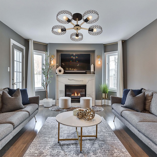 Потолочная люстра Escada Banjo 679/5P Black Фото № 6