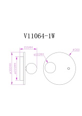 Бра Moderli Cavity V11064-1W 1