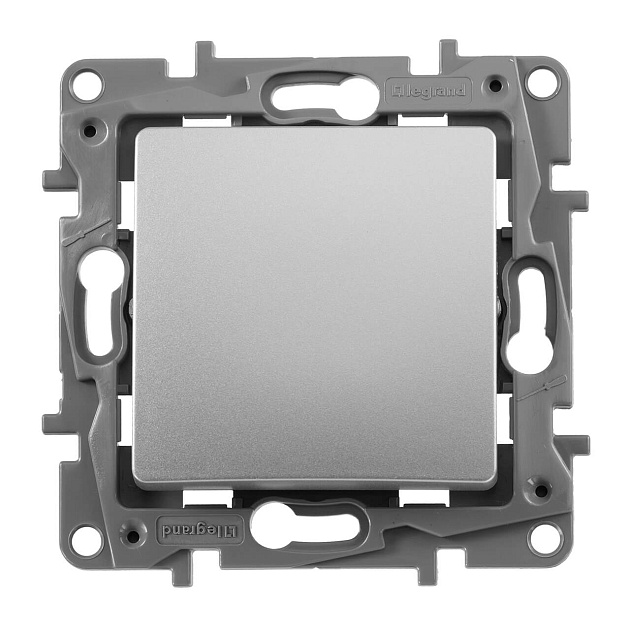 Переключатель одноклавишный Legrand Etika 10A 250V алюминий 672405 изображение 3 Переключатель одноклавишный Legrand Etika 10A 250V алюминий 672405 Фото № 3