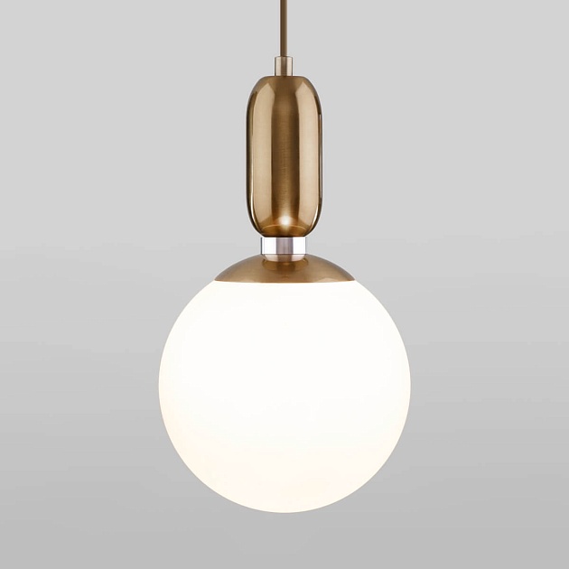 Подвесной светильник Eurosvet Bubble 50197/1 латунь изображение Подвесной светильник Eurosvet Bubble 50197/1 латунь Фото №