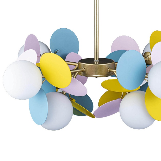 Подвесная люстра Loft IT Matisse 10008/8 Mult изображение 3 Подвесная люстра Loft IT Matisse 10008/8 Mult Фото № 3