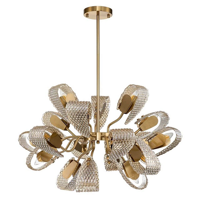 Подвесная люстра Indigo Fless 11033/18R Amber V000345 Фото № 