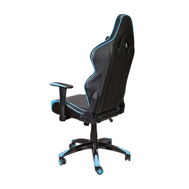 Игровое кресло AksHome Viper синий + черный, экокожа 45705 изображение 6 Игровое кресло AksHome Viper синий + черный, экокожа 45705 Фото № 6