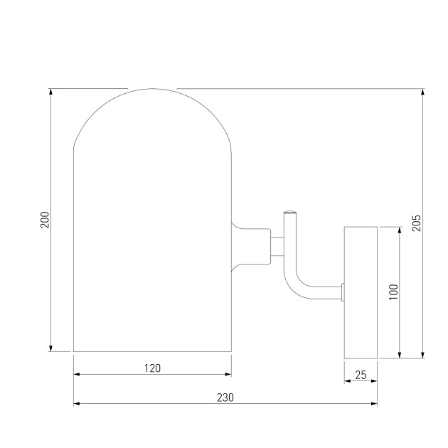 Бра Eurosvet Bambola 60157/1 латунь Фото № 2