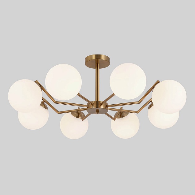 Подвесная люстра Eurosvet Frost 70154/8 латунь Фото № 