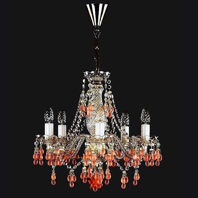 Подвесная люстра Artglass Rosana V. VIno Rozalin изображение Подвесная люстра Artglass Rosana V. VIno Rozalin Фото №