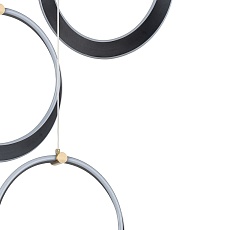 Подвесная светодиодная люстра Indigo Parade 14014/3P Black V000072L 2