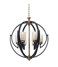 Подвесная люстра Lumina Deco Bergen LDP 1232-6 BK+MD 2