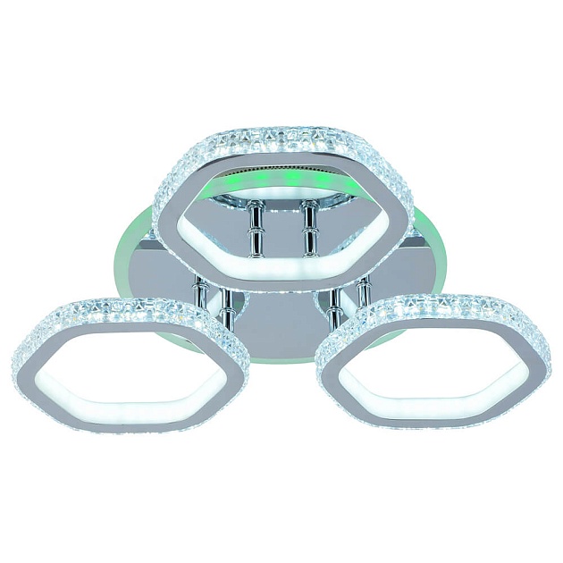 Потолочная светодиодная люстра Profit Light 8046/3 CHR Фото № 3