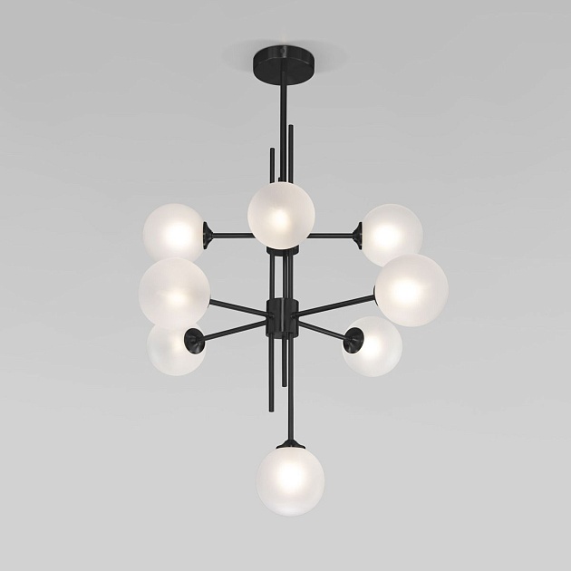 Подвесная люстра Eurosvet Volver 50383 черный изображение Подвесная люстра Eurosvet Volver 50383 черный Фото №