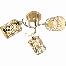 Потолочная люстра Reluce 01322-0.3-03 MATT GOLD+CR 4