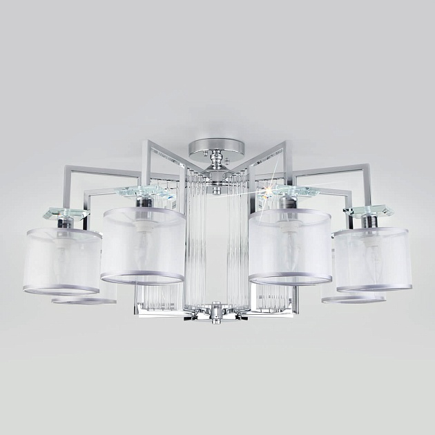 Потолочная люстра Eurosvet Fargo 60123/8 хром Smart Фото № 5