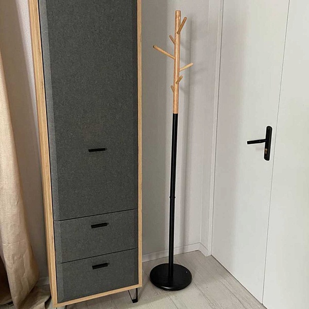 Напольная вешалка AksHome Agava сосна, сосна, цвет основания чёрный 77637 изображение 3 Напольная вешалка AksHome Agava сосна, сосна, цвет основания чёрный 77637 Фото № 3
