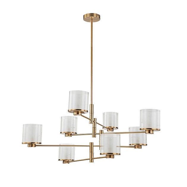 Подвесная люстра Indigo Bilancia 13023/8R Brass V000358 изображение Подвесная люстра Indigo Bilancia 13023/8R Brass V000358 Фото №