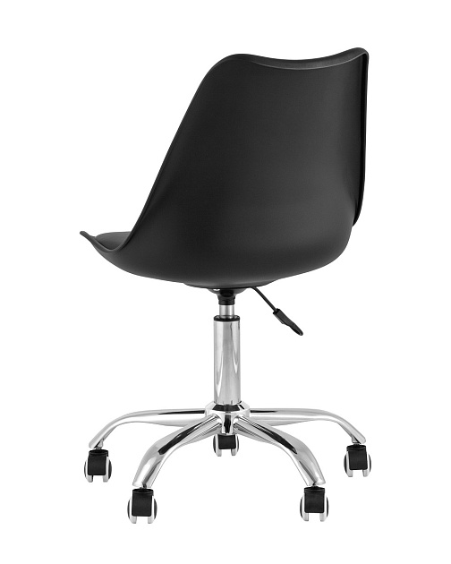 Офисный стул Stool Group BLOK пластиковый черный Y818 black Фото № 6