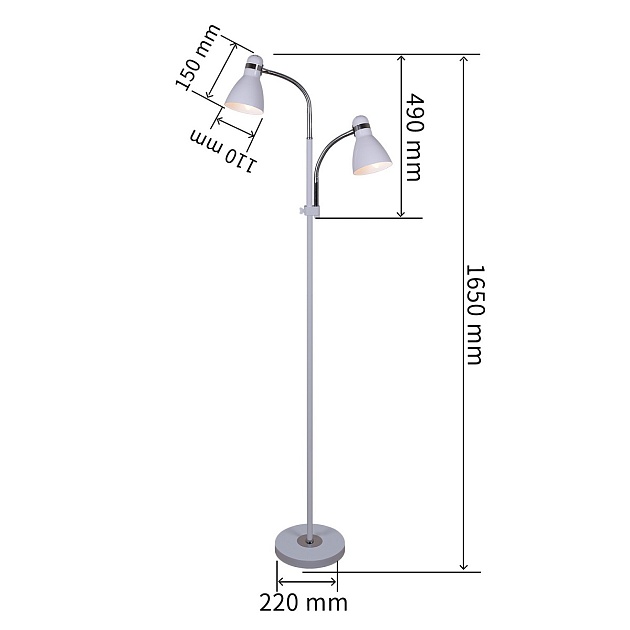 Торшер Reluce 03941-0.6-02 WH изображение 7 Торшер Reluce 03941-0.6-02 WH Фото № 7